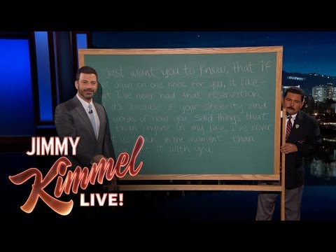 Jimmy Kimmel Analyzes Bachelor Nick Quote