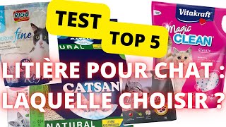 Comment Choisir/Quelle est la Meilleure Litière pour Chat ? TOP 5 PAS CHER & Grande Qualité