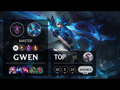 Gwen Top vs Fiora - KR Master Patch 11.19