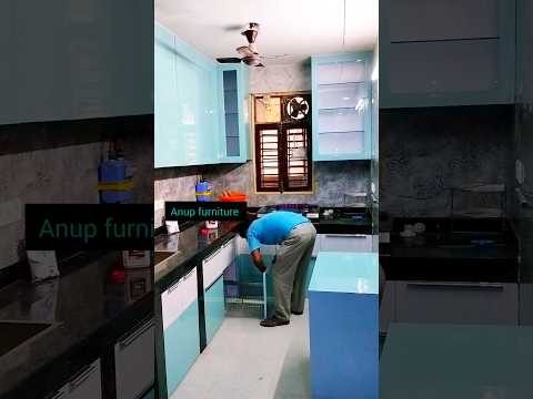 8×5 kitchen design | L shape design size 8*5 by Anup furniture #viral #woodworking #kitchendesign
