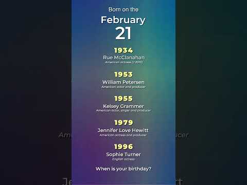 Born on the February 21 🍰🎈 When is your #birthday #shorts
