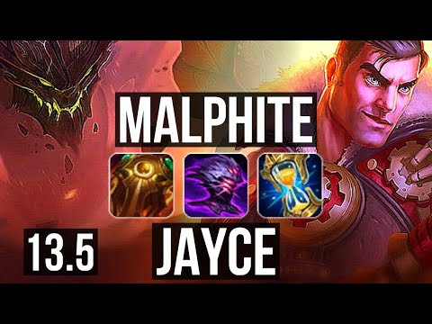 MALPHITE vs JAYCE (TOP) | Rank 2 Malph, 5/1/18 | KR Challenger | 13.5