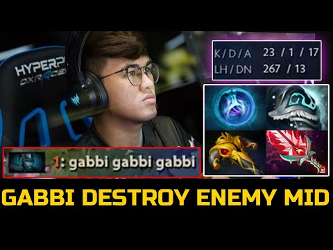 TNC.GABBI DESTROYS ENEMY MID - PLAYING LIKE A CARRY DOTA 2