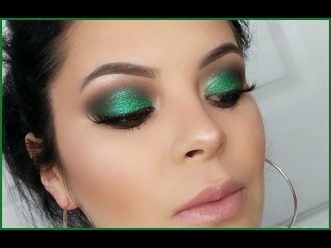Maquillaje verde esmeralda, Navidad 2016| Angela Garza