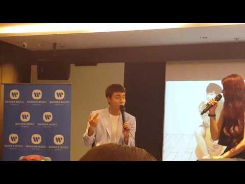 160826 Roy Kim Malaysia press conference funny!