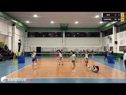 CAMPIONATO TERRITORIALE UNDER 18 UIV VS CERTOSA VOLLEY