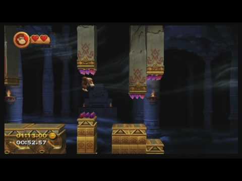 Donkey Kong Country Returns 1-K Platform Panic Time Trial