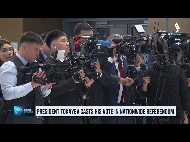 Президент республикалык референдумда добуш берди
