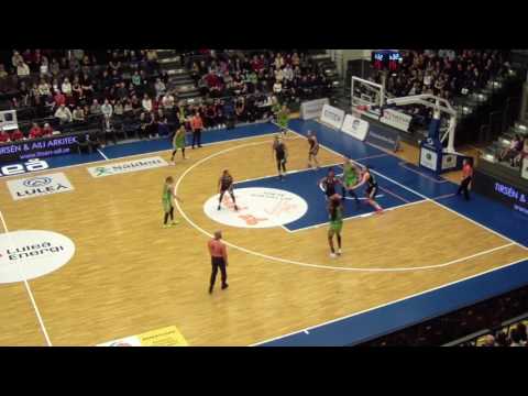 Lulea Basket 57 - 70 Udominate Umea (Swedish 2016/2017 season)