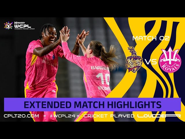 Extended Highlights Match 2 | Trinbago Knight Riders Women vs. Barbados Royals Women – WCPL24