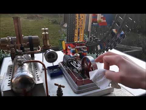 Vorstellung und Inbetriebnahme meiner Dampfmaschine und Belastungstest mit LEGO Riesenrad
