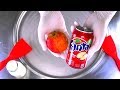 How To Make Apple And Fanta Ice Cream Rolls Rolled Fried Ice Cream Most Satisfying ASMR Food DIY