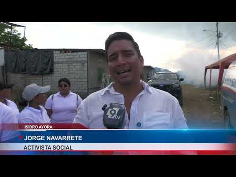 Se realizó una brigada gratuita de fumigación en varios sectores de Isidro Ayora