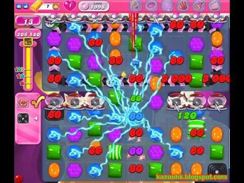 Candy Crush Saga Level 1998 (3 stars, No boosters)