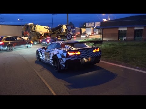 925hp Corvette C7 Z06 in Action - Brutal Sounds