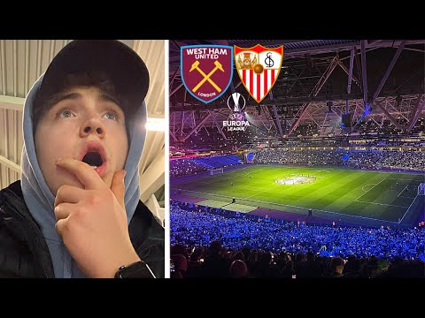 A SPECIAL ATMOSPHERE at WEST HAM vs SEVILLA