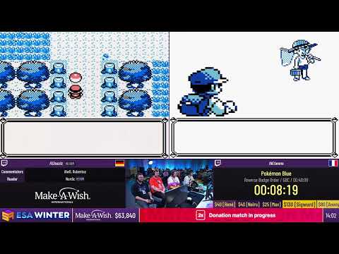 Pokémon Blue [Reverse Badge Order] by G3neziz and AEtienne - #ESAWinter24