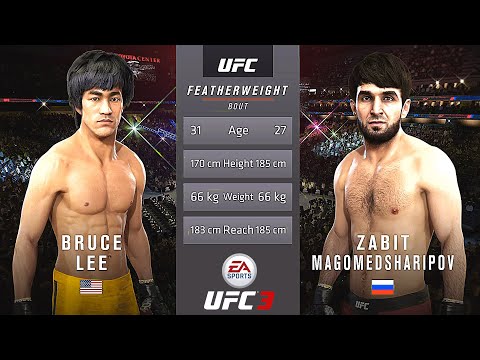 BRUCE LEE vs ZABIT MAGOMEDSHARIPOV | FIGHTS FROM UFC 249, 248, 250, 251 & 252 on PS4 in UFC 3