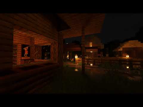 Minecraft Soundtrack + Rain & Thunder to relax & study  12 hours