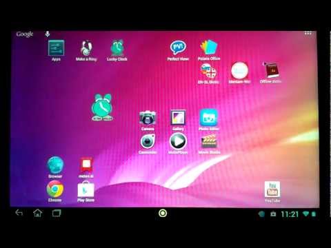 How to install widget on Android Ice Cream Sandwich Acer Iconia Tab