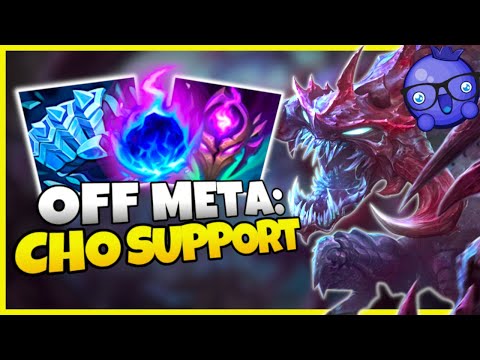 Off Meta - Cho'gath SUPPORT -  6400 HP Gigachad build