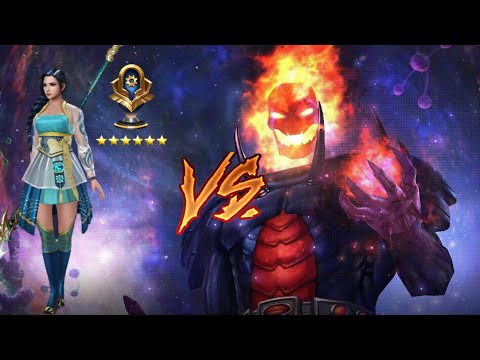 BLUE DRAGON is a BEAST against DORMAMMU- Marvel Future Fight