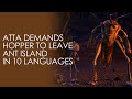 A Bug S Life Atta Demands Hopper To Leave Ant Island In 10 Languages Multilanguage