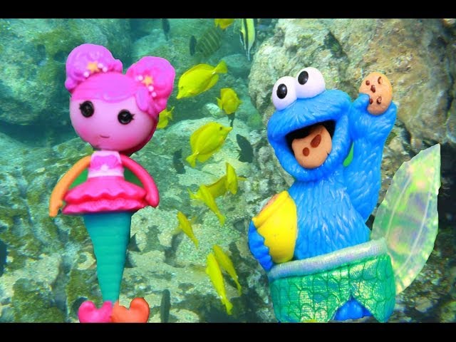 Lalaloopsy Meets Cookie Monster See Tropical Fish