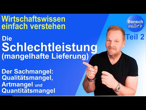 Defective performance (Defective delivery) - Part 2: The material defect