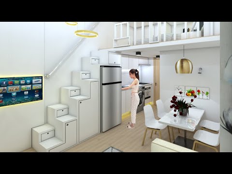 19sqm Micro Apartment (Tiny Apartment 207sqft ) | Apartment Walk Through | Never Too Small