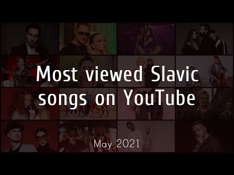 Most Viewed Slavic Songs on Youtube - May 2021