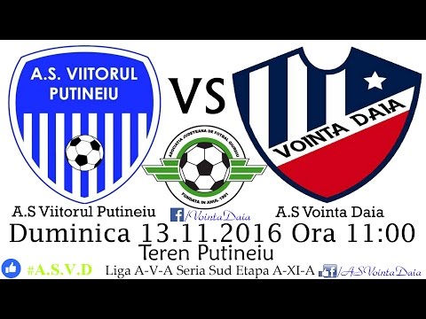 A.S Viitorul Putineiu - A.S Vointa Daia | 13.11.2016 | [ Video ]