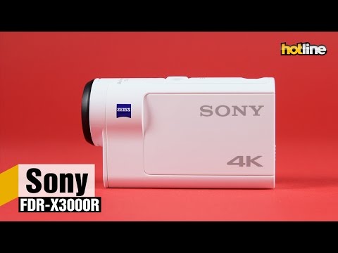 Экшн видеокамера Sony FDR-X3000R белый - Видео