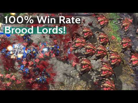 Mass BROOD LORDS: The Ultimate Zerg Late Game Weapon? StarCraft 2