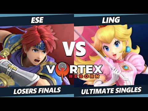 Vortex Legends 1 Losers Finals - Ling (Peach) Vs. Ese (Roy) SSBU Ultimate Tournament