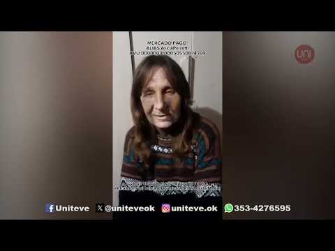 Piden ayuda para una villamariense accidentada