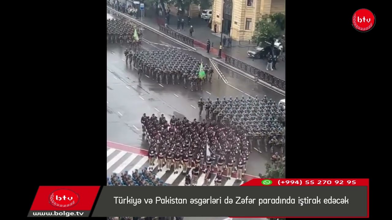Türkiyə və Pakistan əsgərləri də Zəfər paradında iştirak edəcək