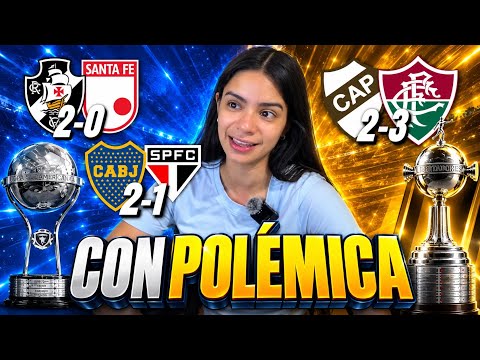 LA JERARQUÍA PUDO MÁS: Boca y Fluminense a Semis, y Santa Fe queda fuera sin goles