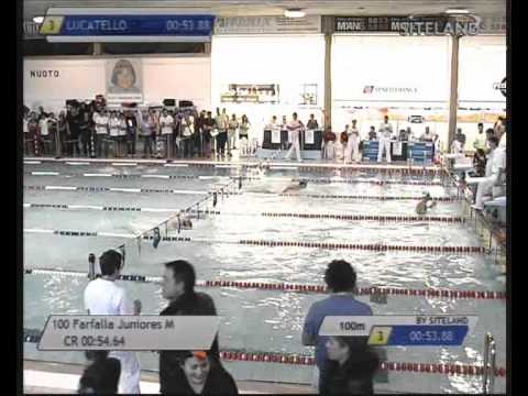 Eliminatorie 3 dei 100 Farfalla Juniores Maschi - 16 Memorial Chiara Giavi