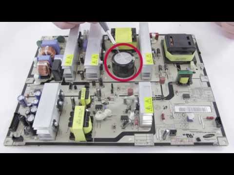 Reparando Samsung Plasma TV Panel de piezas para Plasma TV con subtítulos en español
