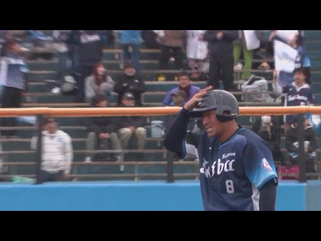 【9回表】期待高まる!! ライオンズ・渡部聖弥 今日2本目となるタイムリーで存在感を見せる!! 2025年3月9日 東北楽天ゴールデンイーグルス 対 埼玉西武ライオンズ