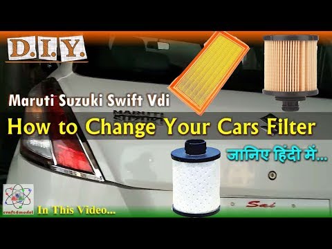 How to Change Air II Diesel II Oil Filter in Swift VDI