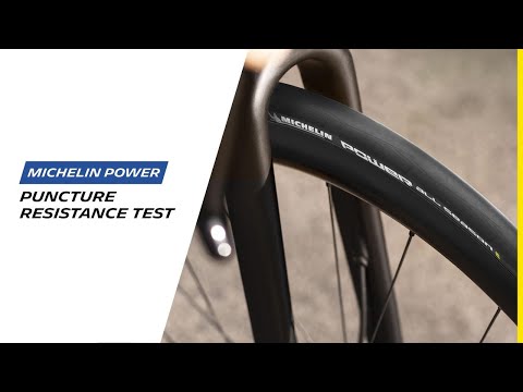 Michelin Power Tire - Puncture Resistance Test