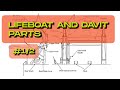 NAMES OF LIFEBOAT AND DAVIT PARTS 1 2 MARITIME ENGLISH