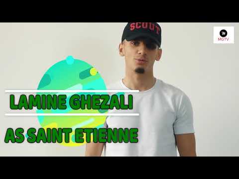 Lamine Ghezali joueur de Saint Etienne