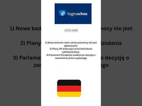 Niemiecki dziennik telewizyjny @tagesschau 10 lutego