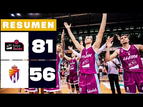 ICG FORÇA LLEIDA 81-56 UEMC REAL VALLADOLID | RESUMEN LEB ORO
