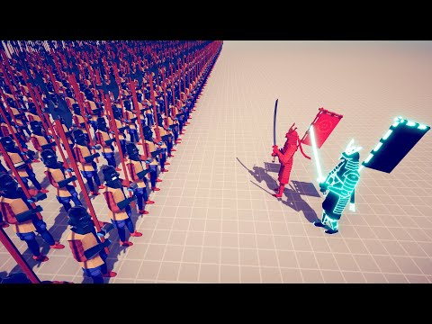SHOGUN DUO vs ARMIES - Totally Accurate Battle Simulator TABS