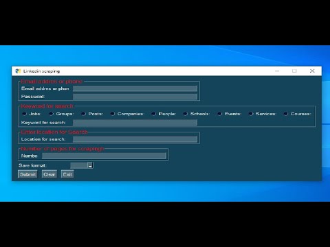 Linkedin Scraping Python End Selenium