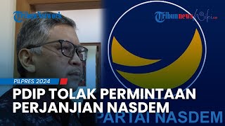 Sempat Disindir Keras soal Jokowi Minggat, Hasto Kini Tolak Permintaan Perjanjian Hak Angket NasDem